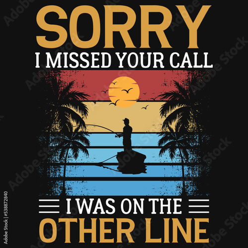 Fishing tshirt design