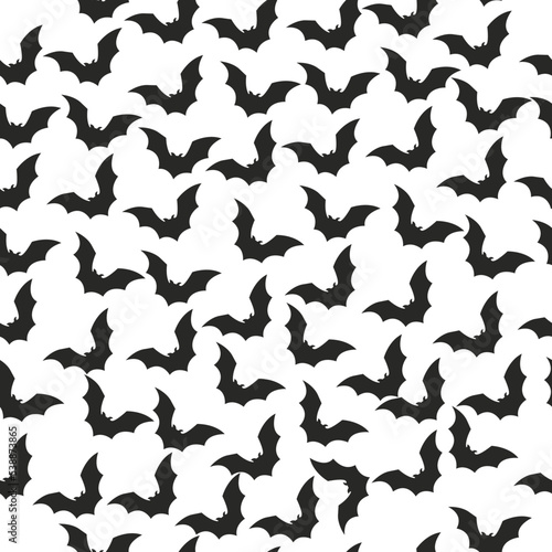 bat pattern happy halloween holiday