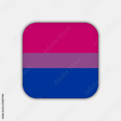 Bisexual Pride flag. Vector illustration. Free Download Bisexual Pride flag. Vector illustration. - GFXLoad