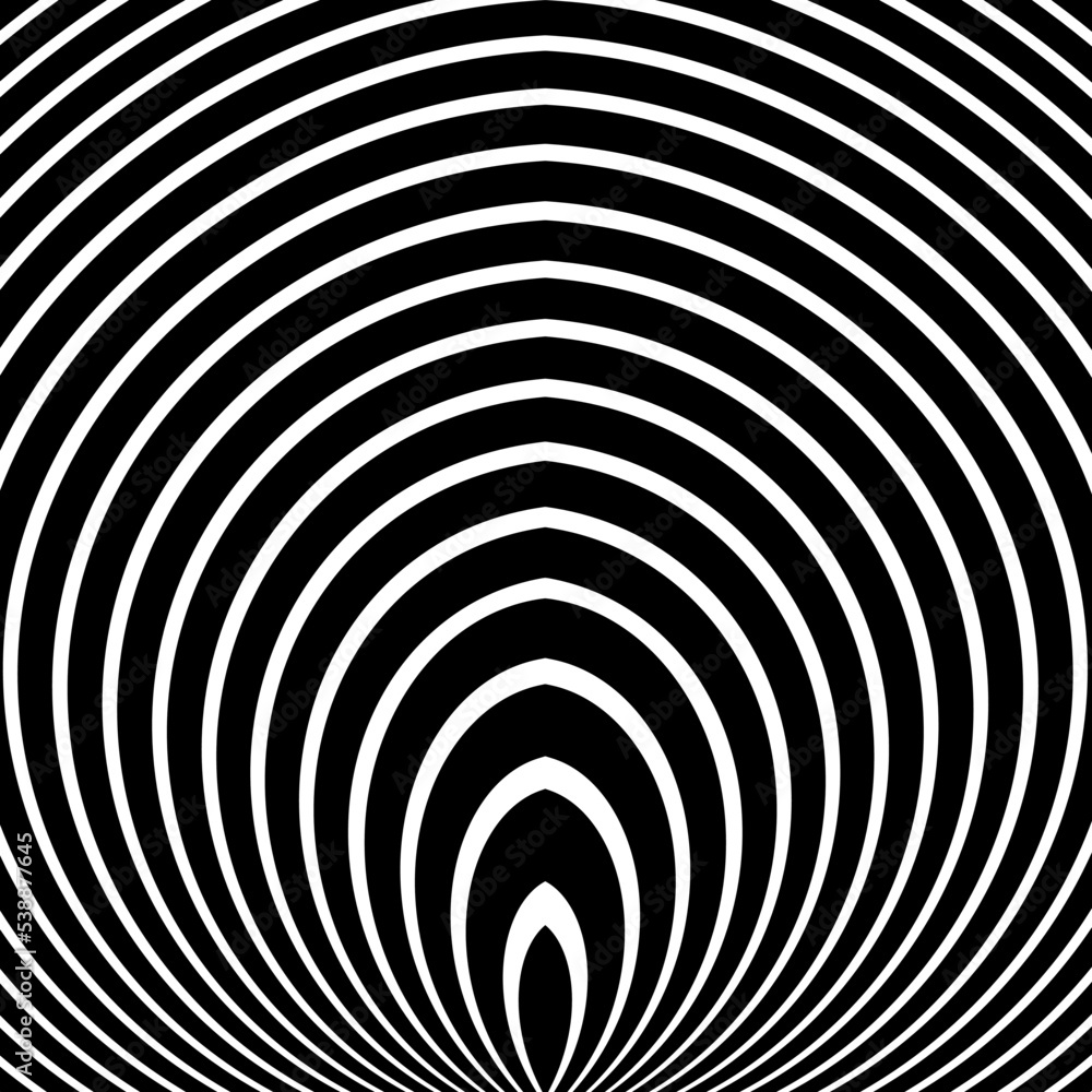 Obraz premium Abstract Lines Pattern with 3D Illusion Effect.