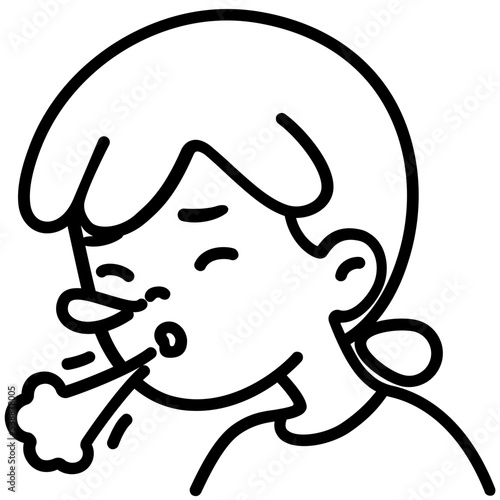 Sneeze girl