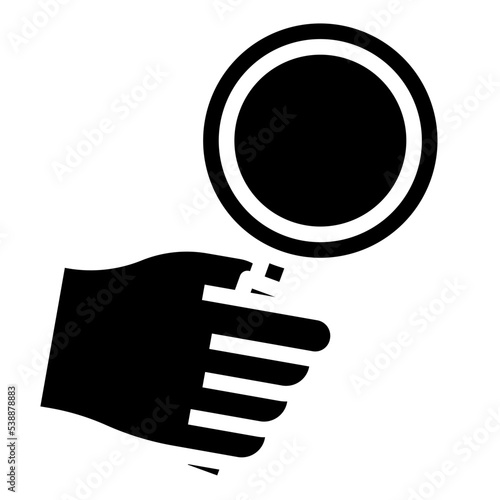auditor glyph icon