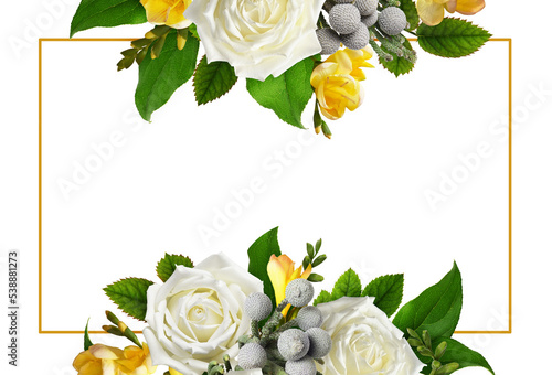 Beautiful borders of flower...