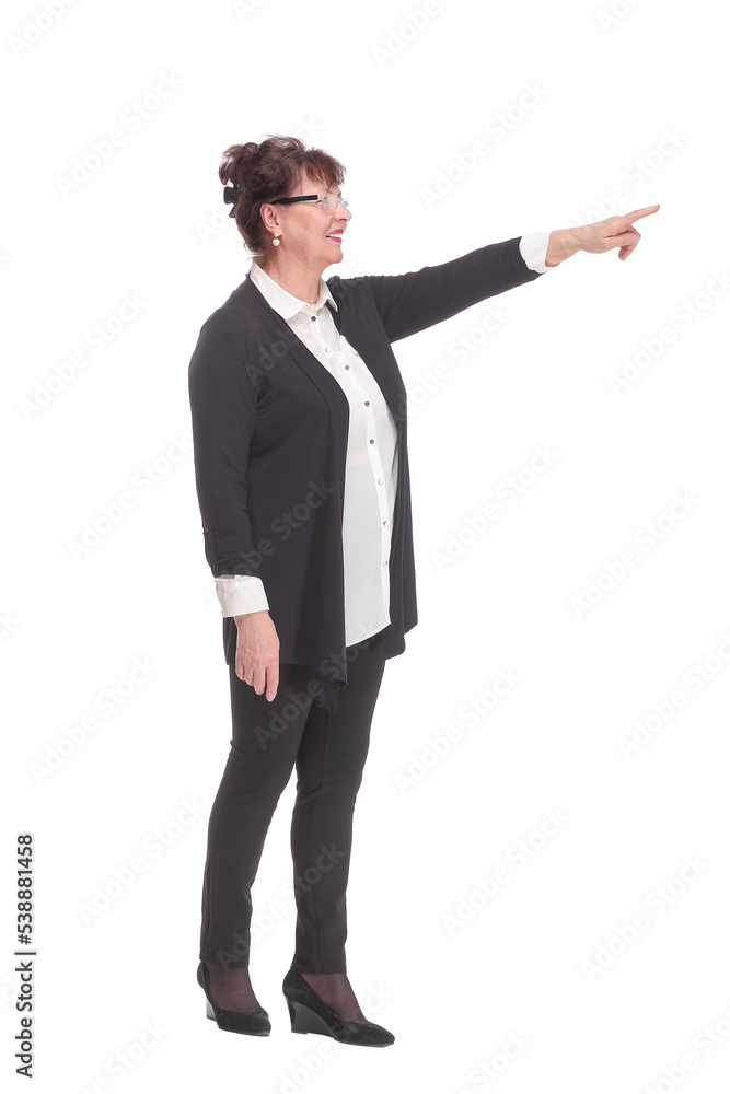 Happy senior businesswoman looking at camera Happy senior businesswoman looking at camera