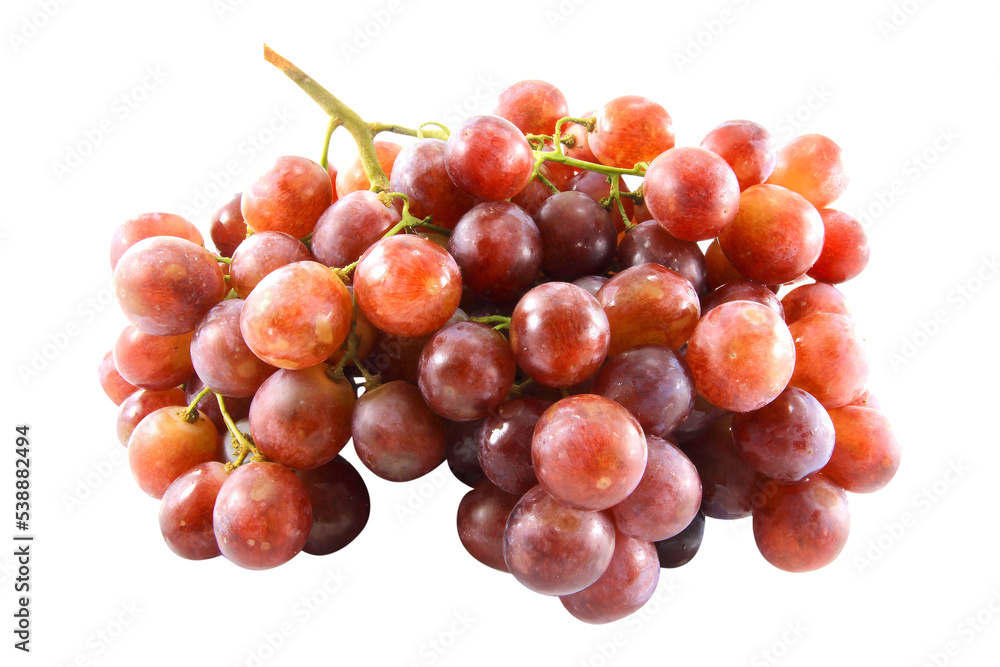 a bunch of purple grapes sweet fruit isolated on white background. a bunch of purple grapes sweet fruit isolated on white background.