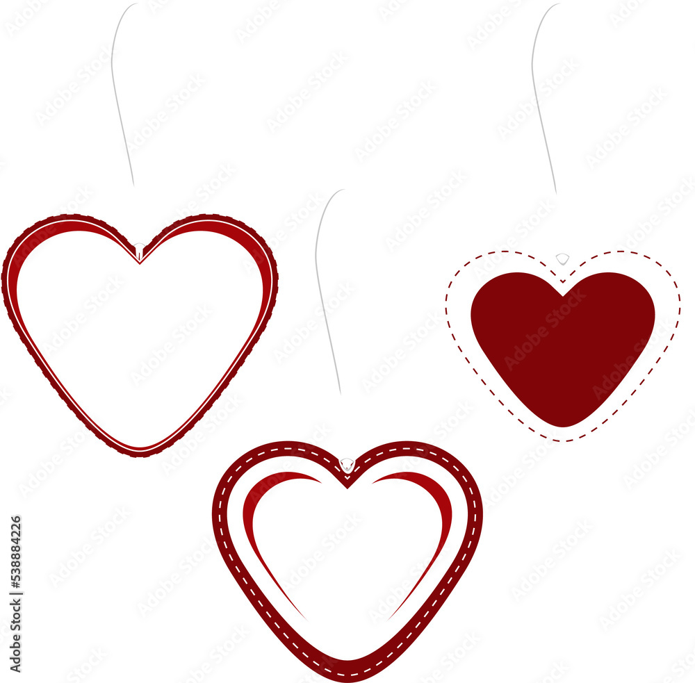 Collection accessory for celebration holiday Valentine's Day