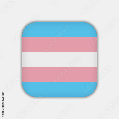 Transgender pride flag. Vector illustration.