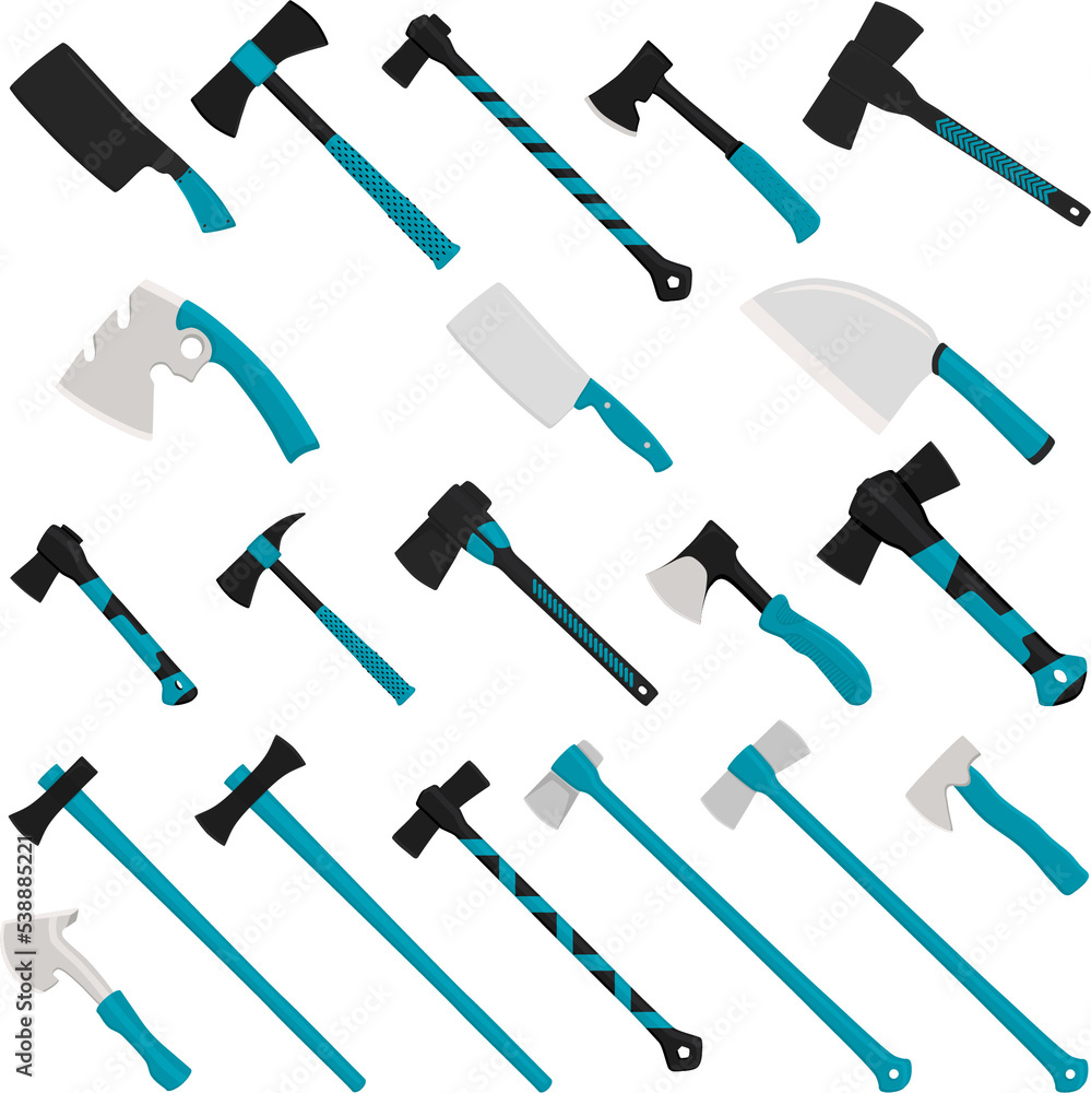 big kit steel axes with wooden handle big kit steel axes with wooden handle