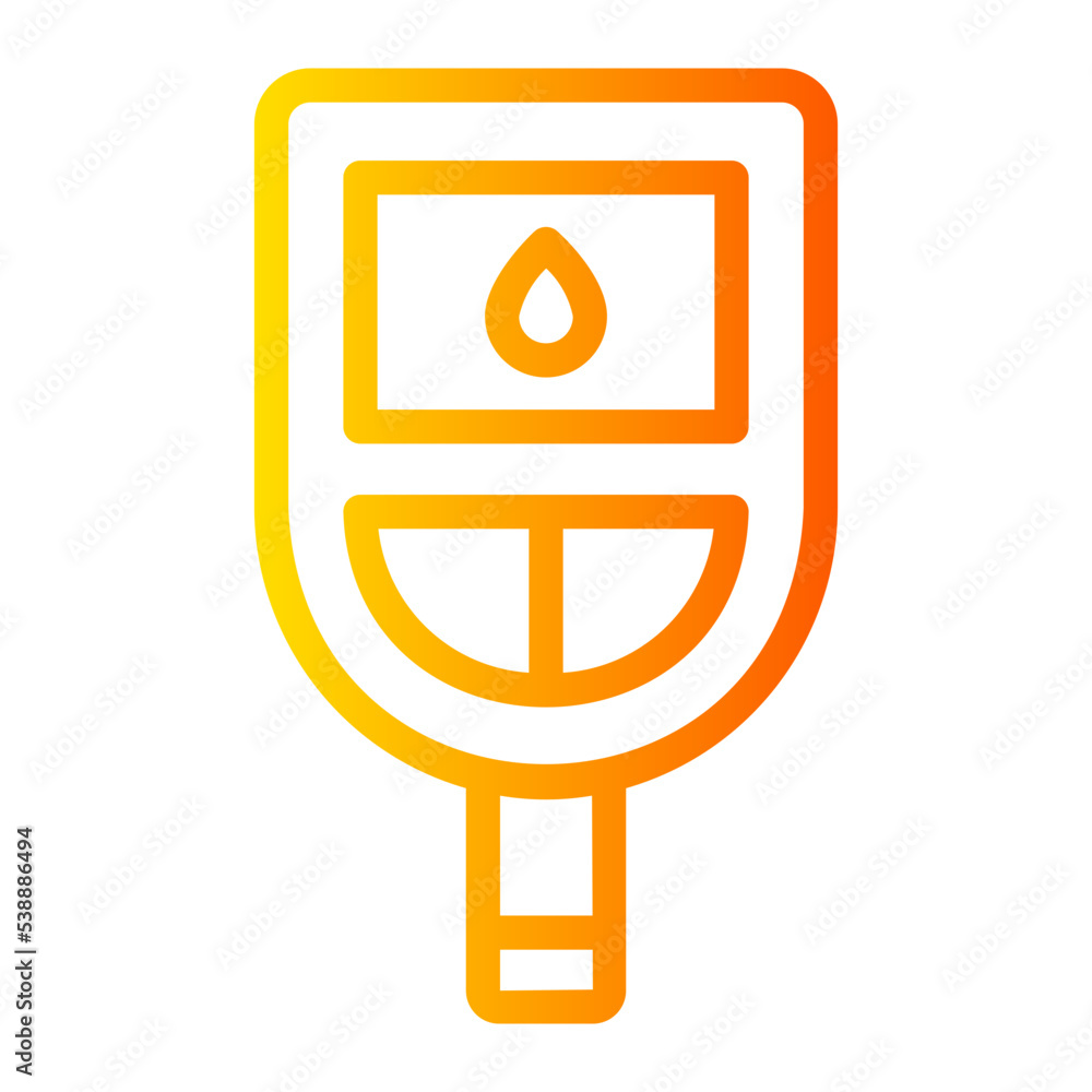 blood test gradient icon