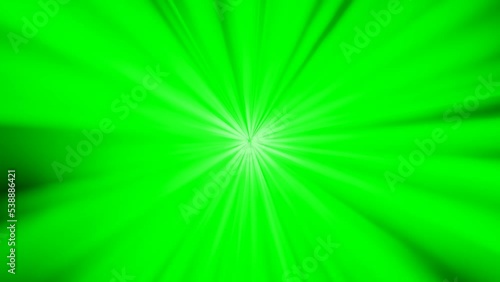 Energía, luz brillante, luminoso, radiante verde. 4K