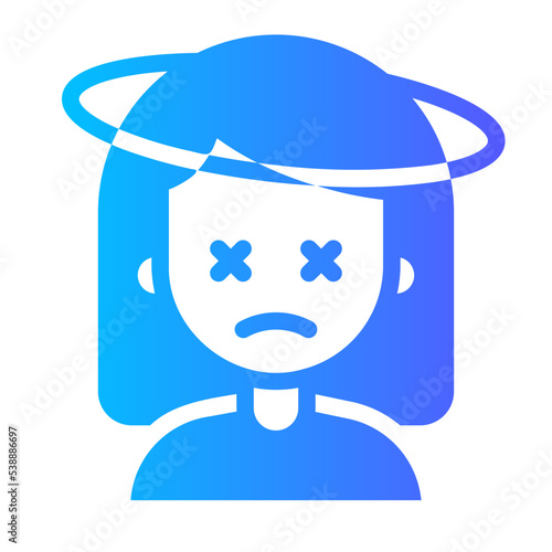 dizziness gradient icon