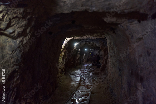 Tunnel of an abandoned mine
