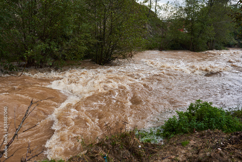 River flash flood photo