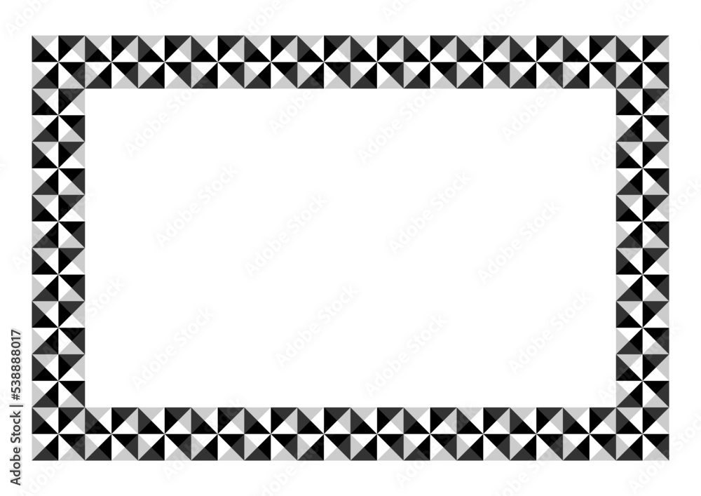 Vector Vintage Style Page Border 