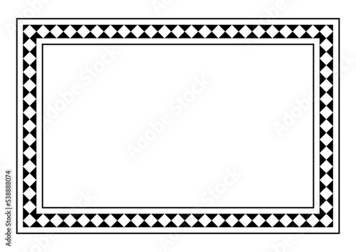 Vector Vintage Style Page Border 