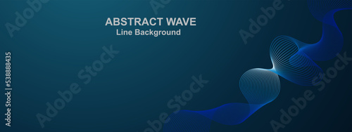 Abstract modern lite blue wavy stylized lines background. blending gradient colors. You can use for Web, Texture, Wallpaper, Template, Desktop background, Business banner, poster design.