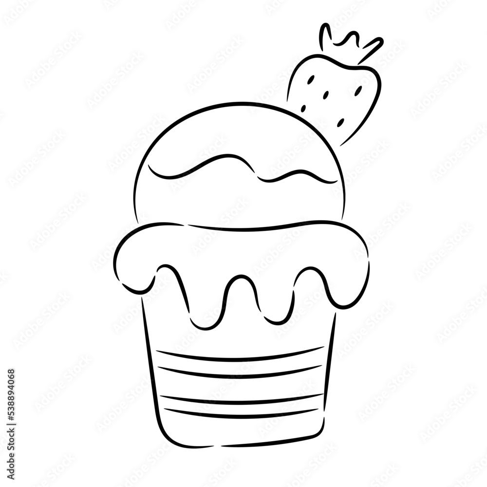 ice cream outline icon ice cream outline icon