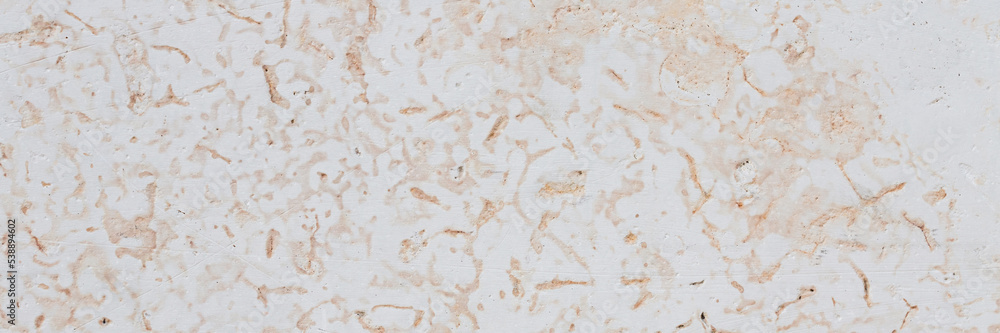 Dolomite texture. Natural rock with beautiful beige patterns on the surface. Polished flat stone. Classic luxury decoration building material. Wide panoramic texture for background and design. Dolomite texture. Natural rock with beautiful beige patterns on the surface. Polished flat stone. Classic luxury decoration building material. Wide panoramic texture for background and design.