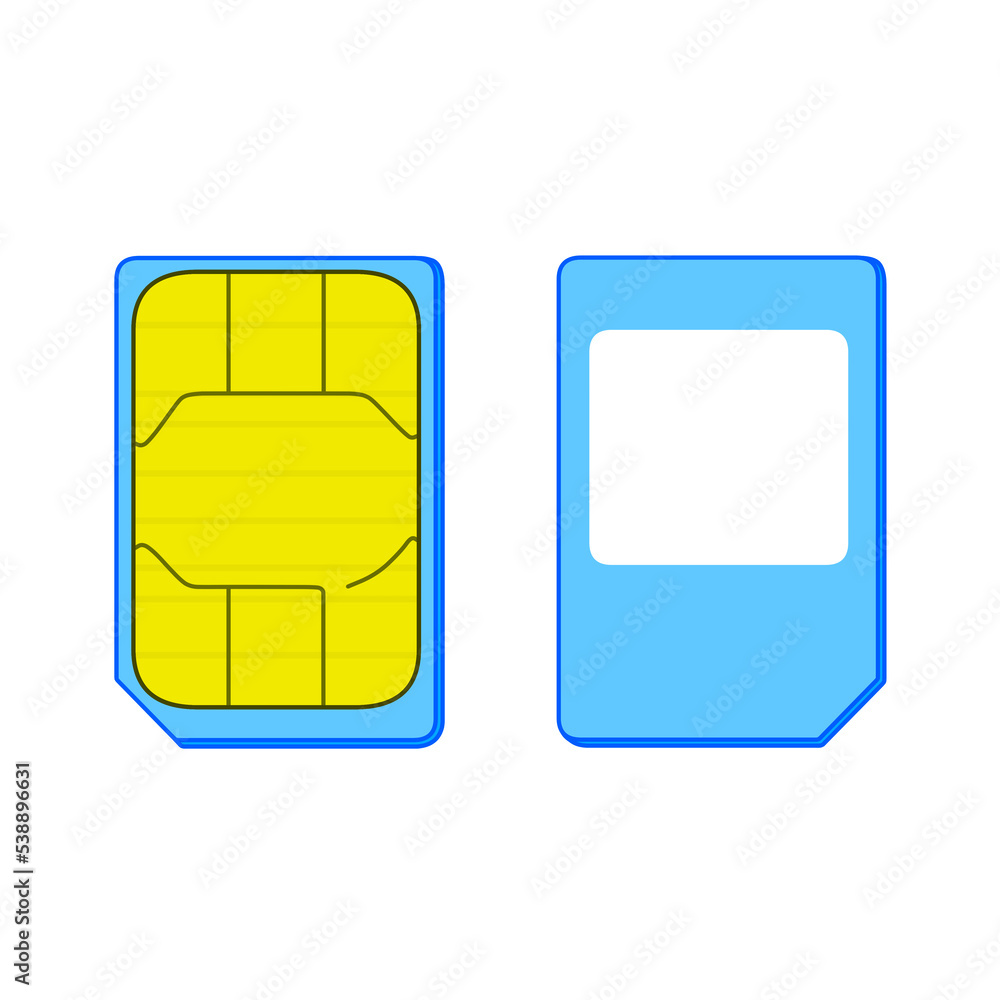 水色のsimカード 水色のsimカード