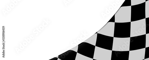  Image of motor racing black and white checkered finish flag waving © vegefox.com