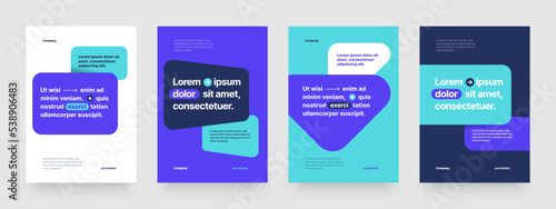 Simple vector layout template for events, companies or any business related. With a frame for your message. Design for flyer, poster, cover, brochure, banner or any layout.