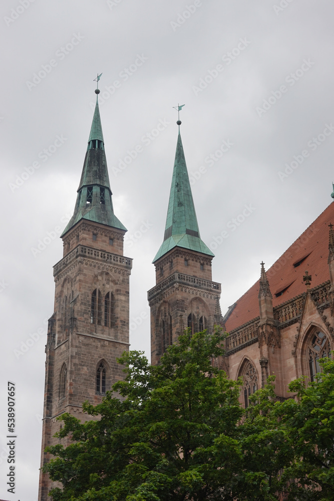 Saint Sebal cathedral in Nuremberg, Germany	