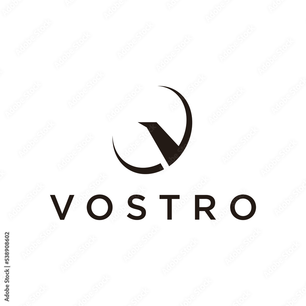 Abstract Letter V With Aircraft For Logo Design Inspiration Abstract Letter V With Aircraft For Logo Design Inspiration