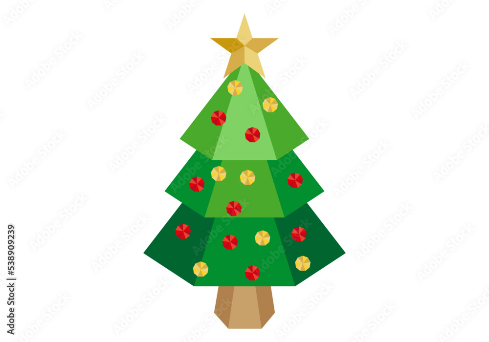 Árbol de navidad en un fondo blanco. Árbol de navidad en un fondo blanco.