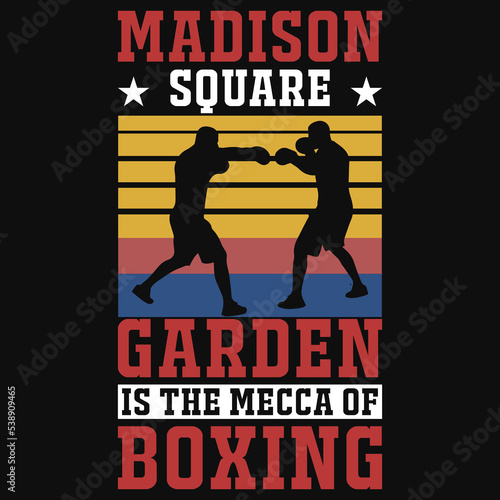 Boxing tshirt design