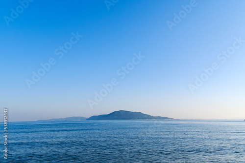 青空の能古島の風景 © Fukuoka Jokei