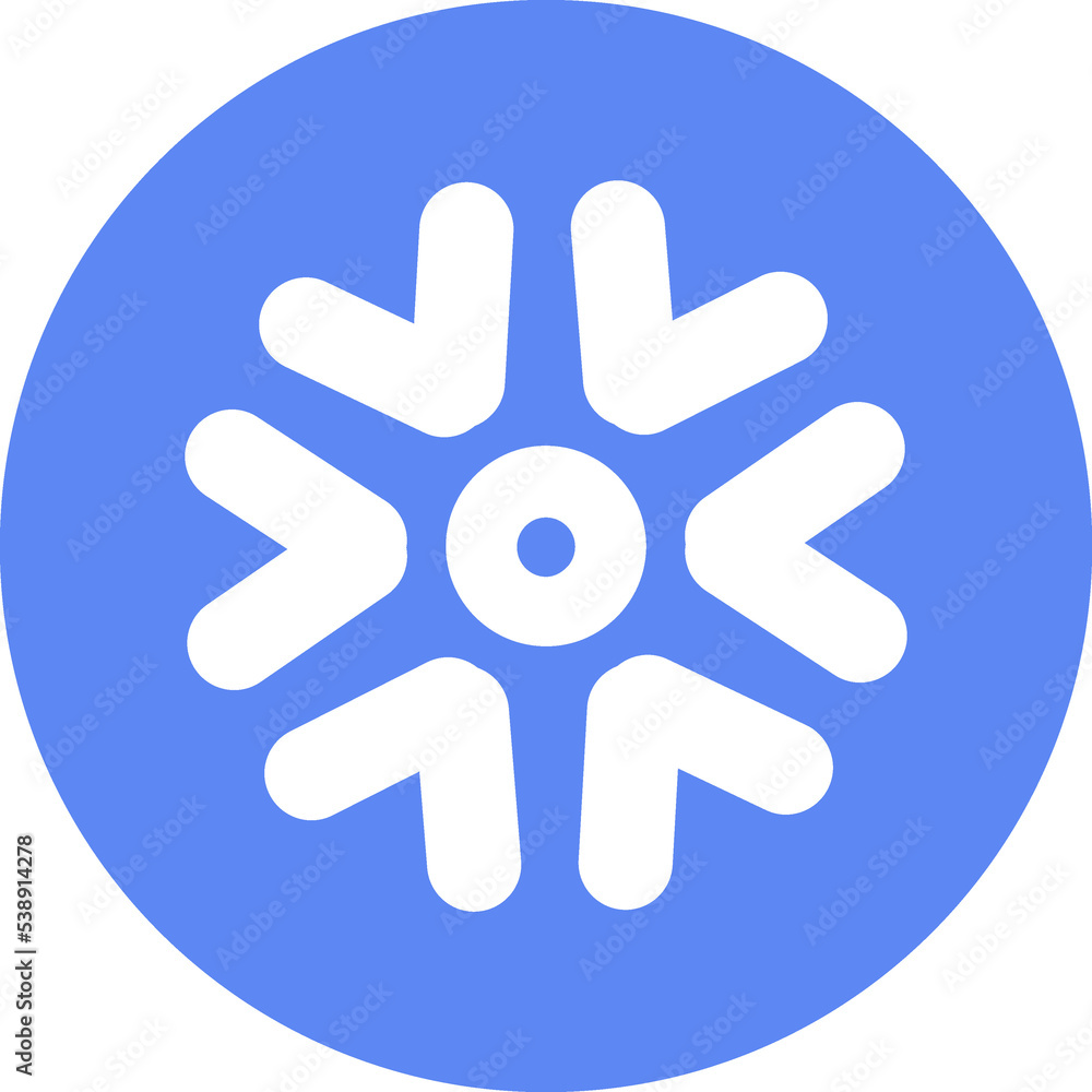Christmas icon. Winter snow Christmas icon. Winter snow
