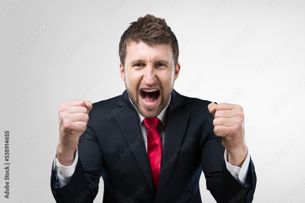 Angry sad Man Shouting Loud, Negative Concept. Angry sad Man Shouting Loud, Negative Concept.