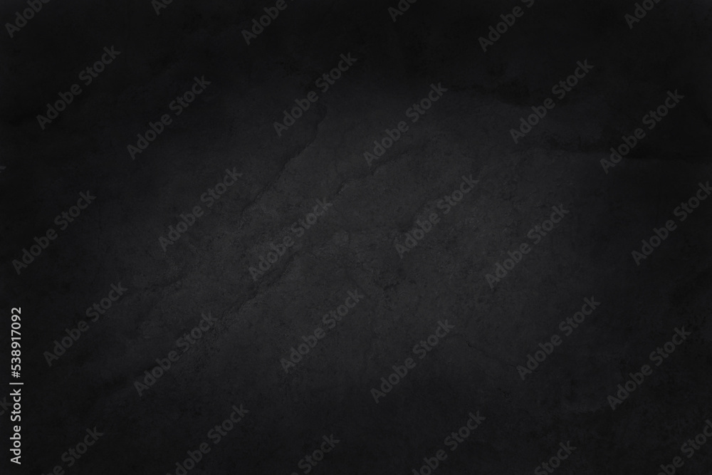 Naklejka premium Dark grey black slate texture in natural pattern with high resolution for background and design art work. Black stone wall.