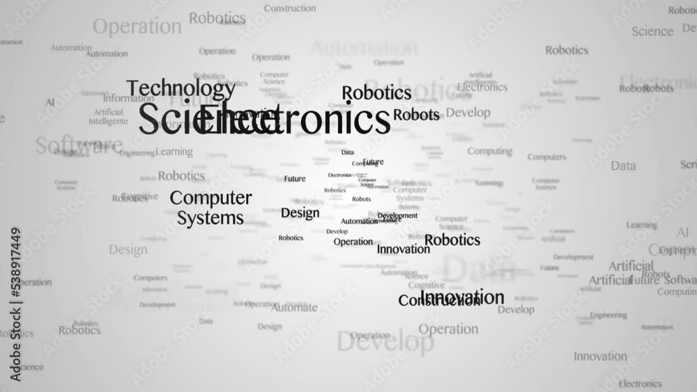 ROBOTICS Keywords Animation, Background, Loop, 4k
ROBOTICS Keywords Animation, Background, Loop, 4k