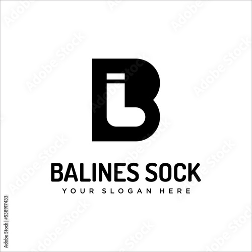 letter B logo design template