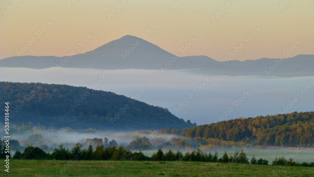Obraz premium landscape in the morning