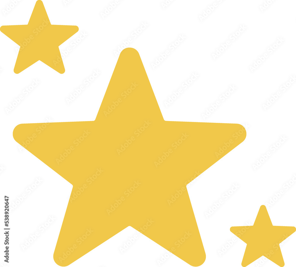 Fototapeta premium Golden Star, flash sign