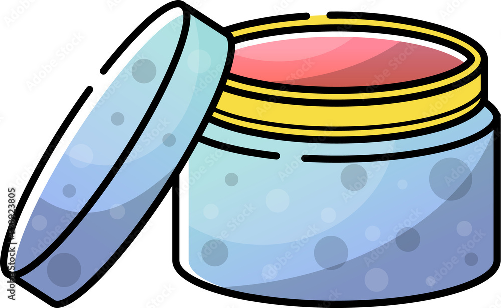 Cosmetics lineal flat icon Cosmetics lineal flat icon