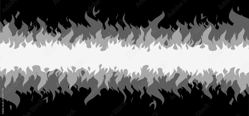Ablaze. Gray or black Fire flames. Cartoon, fire or flame sign. Drawn flames pattern. Funny vector flamme icon. Drawing burn, bonfire, campfire banner. Torch flame. Inferno fire. Fireman's job. Ablaze. Gray or black Fire flames. Cartoon, fire or flame sign. Drawn flames pattern. Funny vector flamme icon. Drawing burn, bonfire, campfire banner. Torch flame. Inferno fire. Fireman's job.