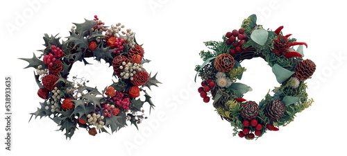 クリスマスのリース