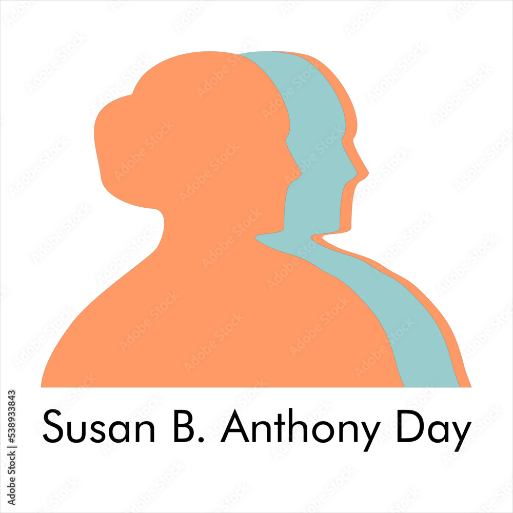 Susan B. Anthony day in november.
she is an American women's rights activist and social reformer
vector, ilustrator, design, template, silhouette 