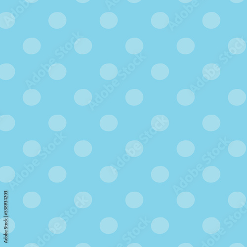 Blue polka dot seamless pattern. Cute texture, background, wallpapers, endless ornament, repeating print. Retro style