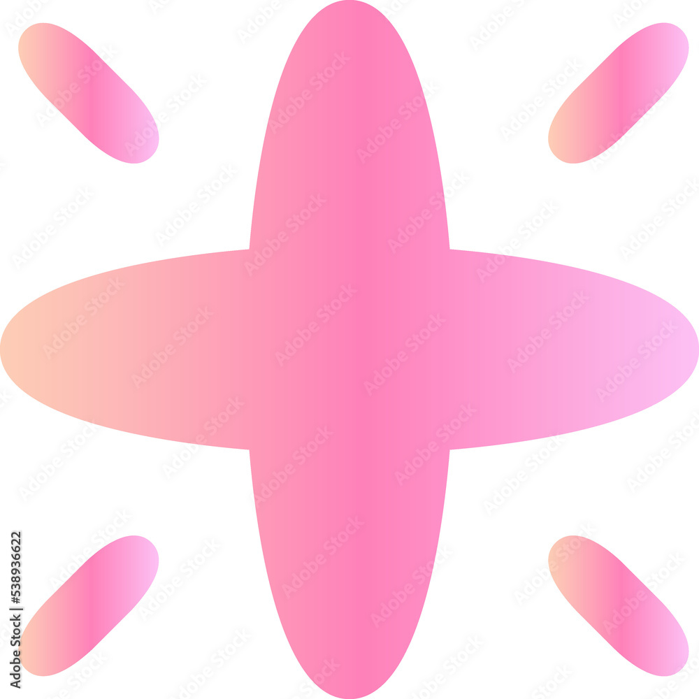 Cartoon Pink magic star Cartoon Pink magic star