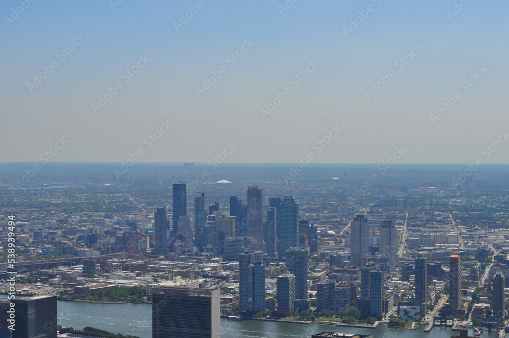 Aerial view of New York