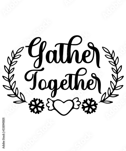 Gather together svg cut file