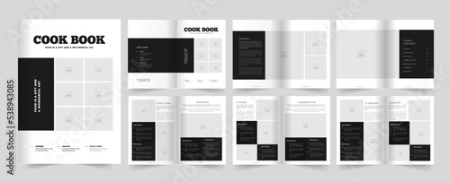 Cook book or Cook book template or Recipe book template or Recipe book design