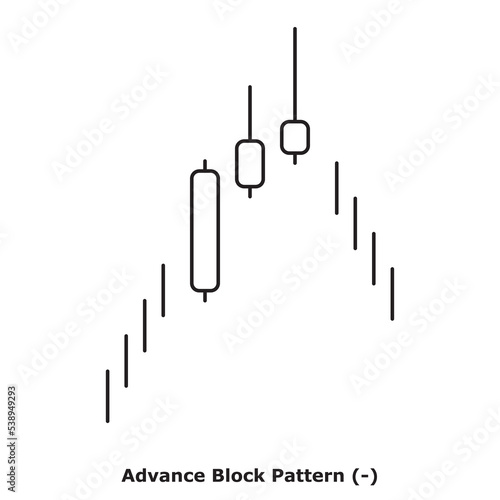 Advance Block Pattern (-) White & Black - Round