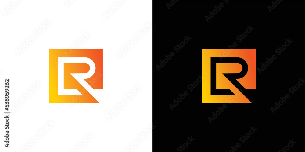 modern and colorful letter R initials logo design 2. modern and colorful letter R initials logo design 2.