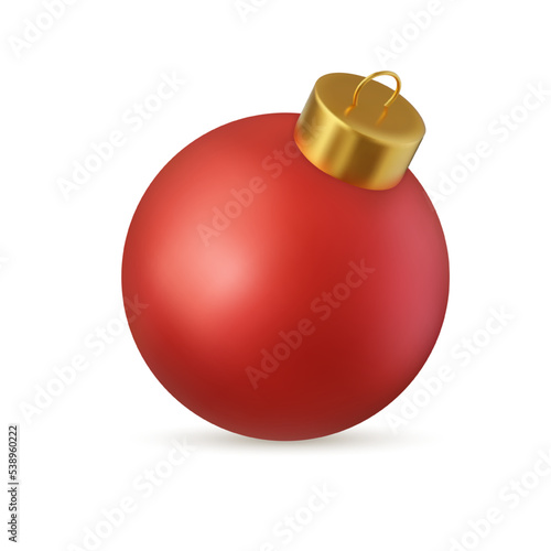 Red Christmas ball