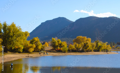 Canvas Print Palmer Lake in Autumn